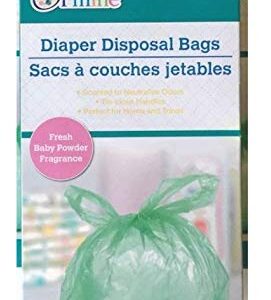 Angel of Mine Diaper Disposal Bags; Fresh Baby Powder Fragrance; 60 Bags per Pack (3 Pack)