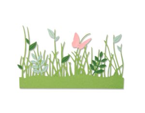 sizzix thinlits die set 4 pack springtime borders by sharon drury, multicolor