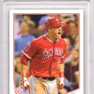 2013 Topps #338 Mike Trout Baseball Card - Wins 2012 AL Rookie of the Year Award - Graded PSA 10 Gem Mint