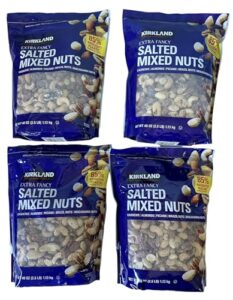 kirkland signature extra fancy salted mixed nuts 2.5 lb (pack of 4)