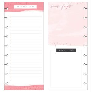 ME & MY BIG IDEAS Planner Half Sheet LST, Recipe Grocery List