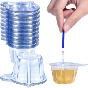 boao urine cups plastic urine collection cups disposable urine specimen cups for pregnancy test, 40 ml (200 pieces)