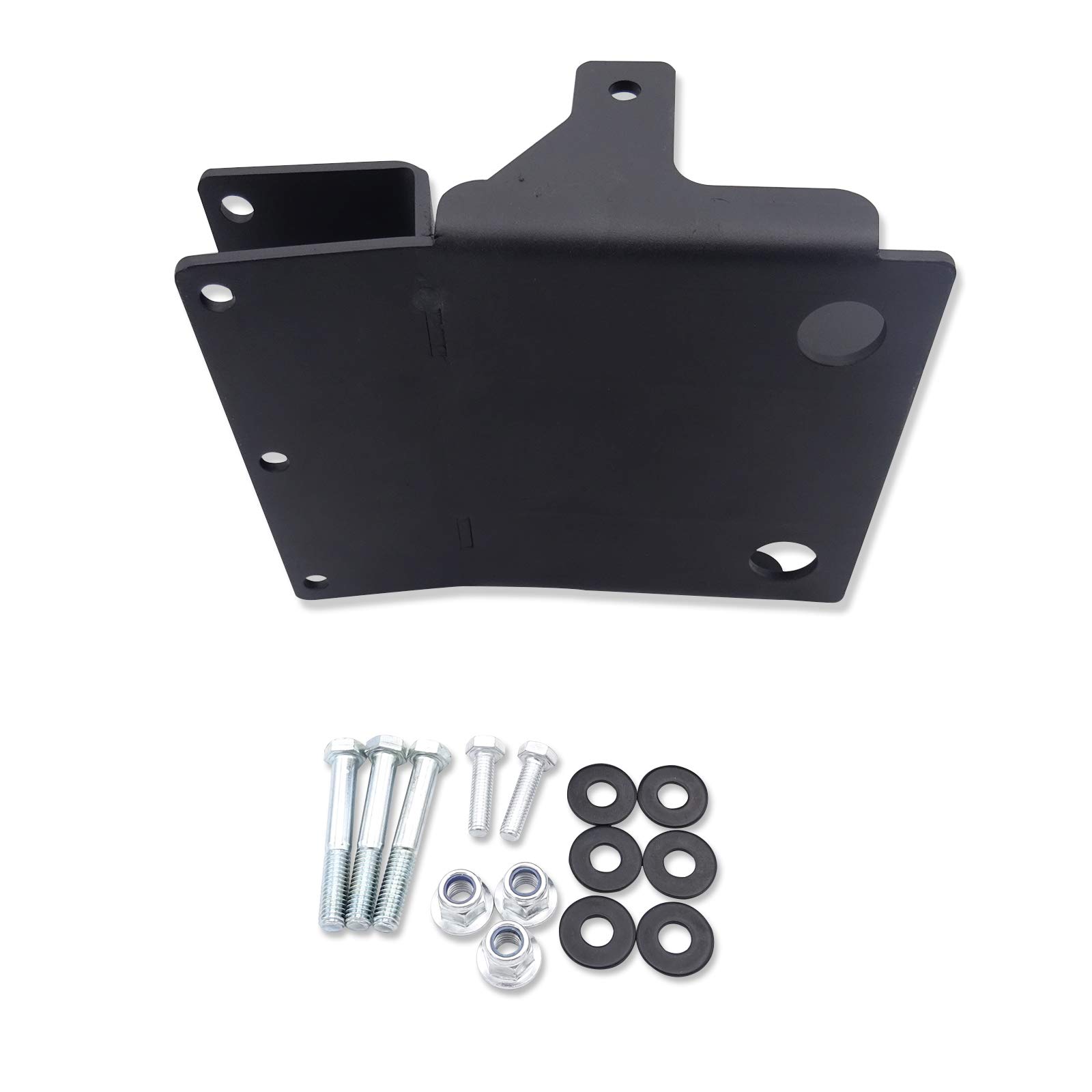 WSays Compatible with Kawasaki Mule 610 600 Mule SX Rear 2'' Receiver Trailer Tow Hitch Plater Kit