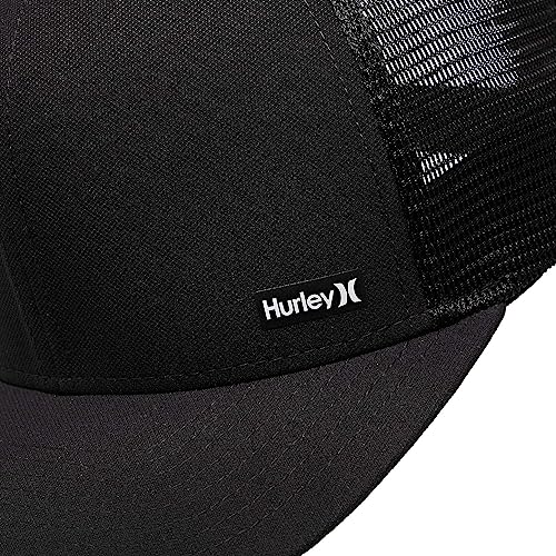 Hurley Men's League Dri-Fit Snapback Baseball Cap, Black, One Size