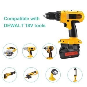 Replacement DCA1820 Dewalt 20V Battery Adapter for Dewalt 18V Tools Compatible with 20V MAX XR Lithium Battery DCB200 DCB201 DCB203 DCB203BT DCB204 DCB205 DCB206