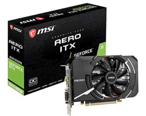 msi geforce gtx 1660 super aero itx oc nvidia 6gb gddr6 graphics card