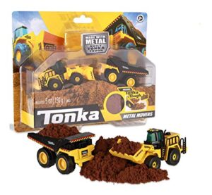 tonka - metal movers combo pack - mighty dump truck & front loader