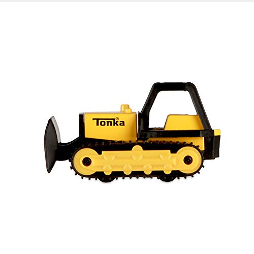 Tonka - Metal Movers Combo Pack - Mighty Dump Truck & Bulldozer, Brown