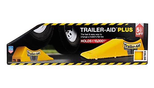 Trailer Aid 21002 Plus | Features a 5.5-Inch Lift & Crafted of Heavy-Duty Lightweight Polymer | Great for RVs, Campers, Travel Trailers, and More