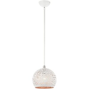 Livex Lighting 49181-03 1 Light White Pendant