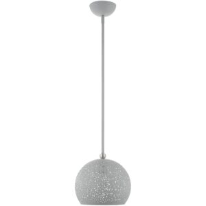 Livex Lighting 49181-80 1 Light Nordic Gray Pendant