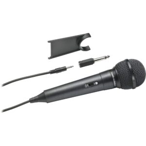 audio-technica atr1100x unidirectional dynamic microphone (atr series), black