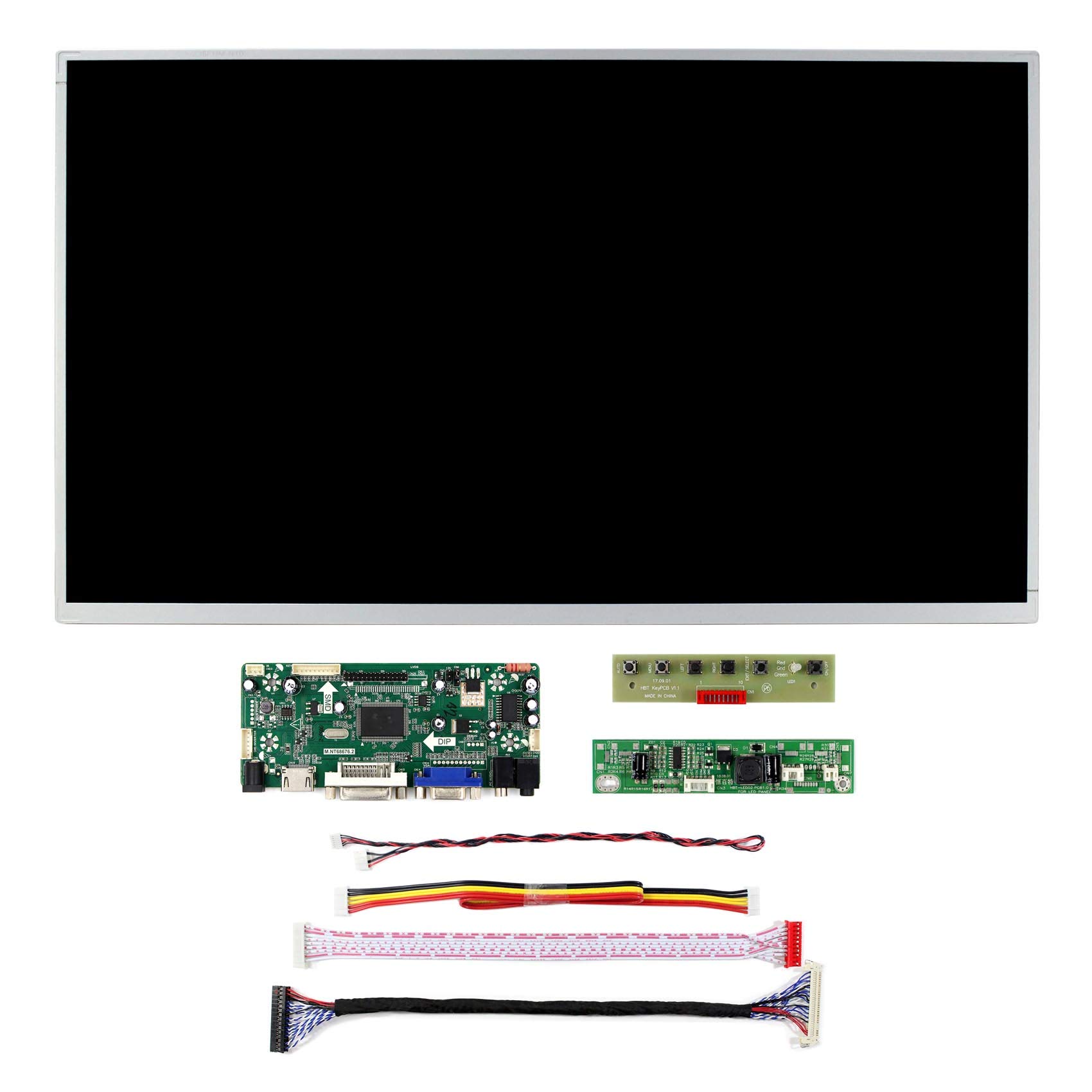 VSDISPLAY 23.8" IPS LCD Screen 23.8 inch 1920X1080 MV238FHM-N10 Work with HD-MI VGA DVI LCD Controller Board