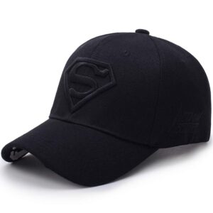 jnket baseball cap snapback hat embroidery baseball cap for men women (black)