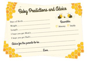 bee baby predictions and advice cards - 24 count