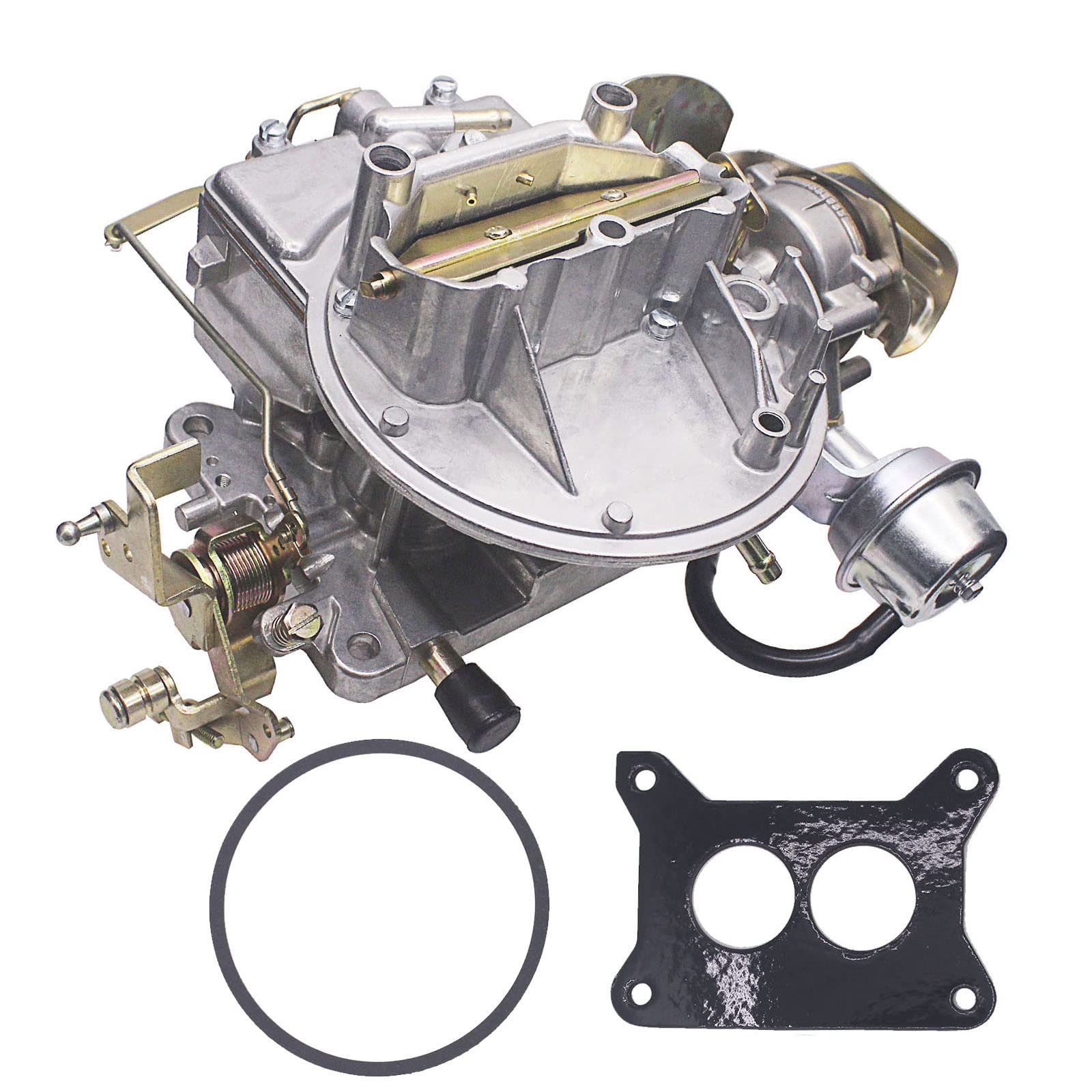 Carburetor 2100 2150 A800 2 Barrel Carburetor Compatible with Jeep Engine F100 F250 F350 360 Cu ,Compatible with Ford 289 302 351Cu With Electric Choke Mounting Gasket