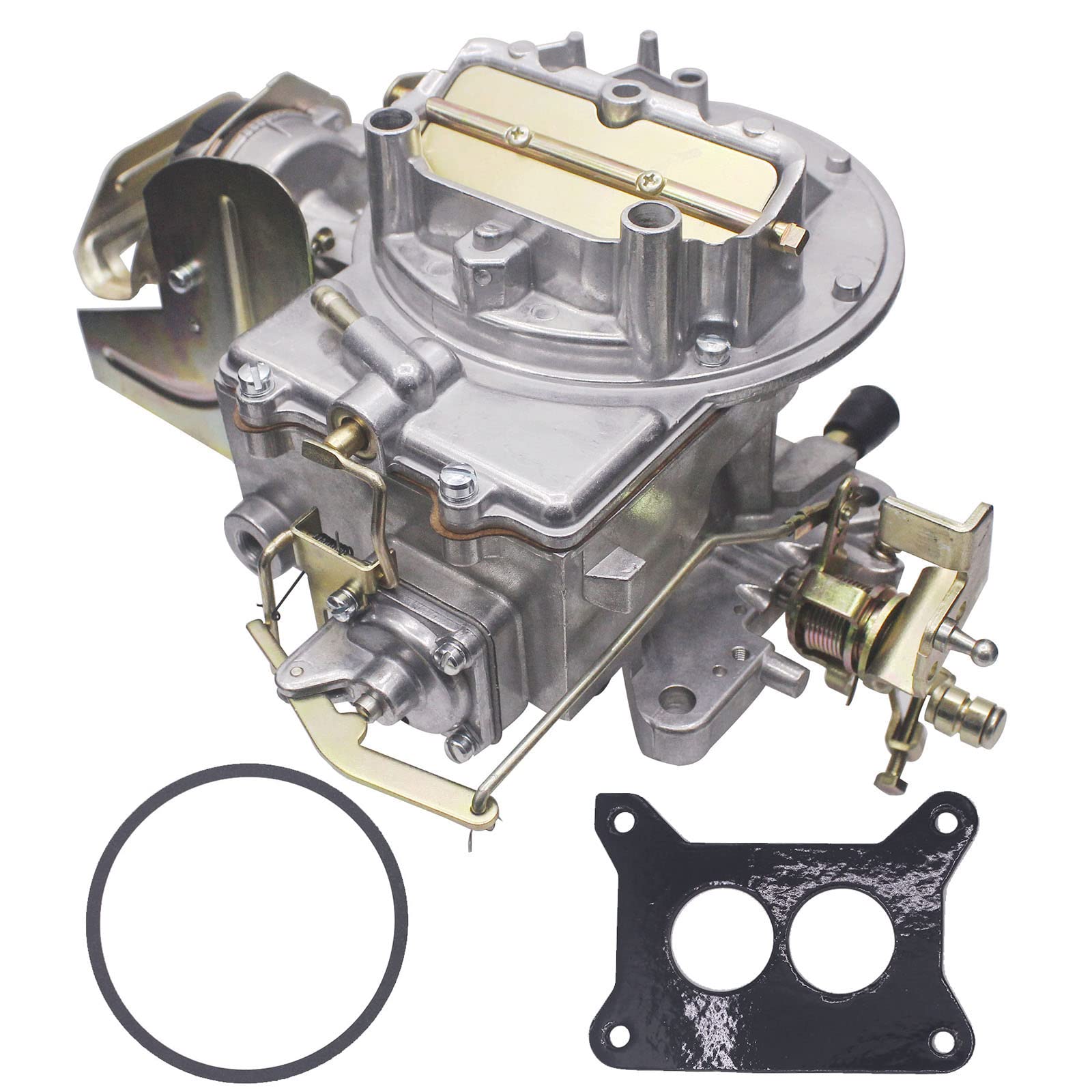 Carburetor 2100 2150 A800 2 Barrel Carburetor Compatible with Jeep Engine F100 F250 F350 360 Cu ,Compatible with Ford 289 302 351Cu With Electric Choke Mounting Gasket