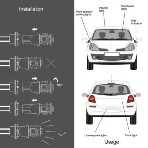 ICBEAMER T10 194 168 w5w RGB LED Remote Atmosphere light Bulbs Strobe 16 Colors Replace Map/Dome/License Plate/Parking