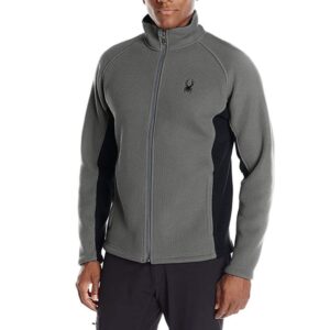 Spyder Men's Steller Full Zip Jacket, Polar (F19) Medium