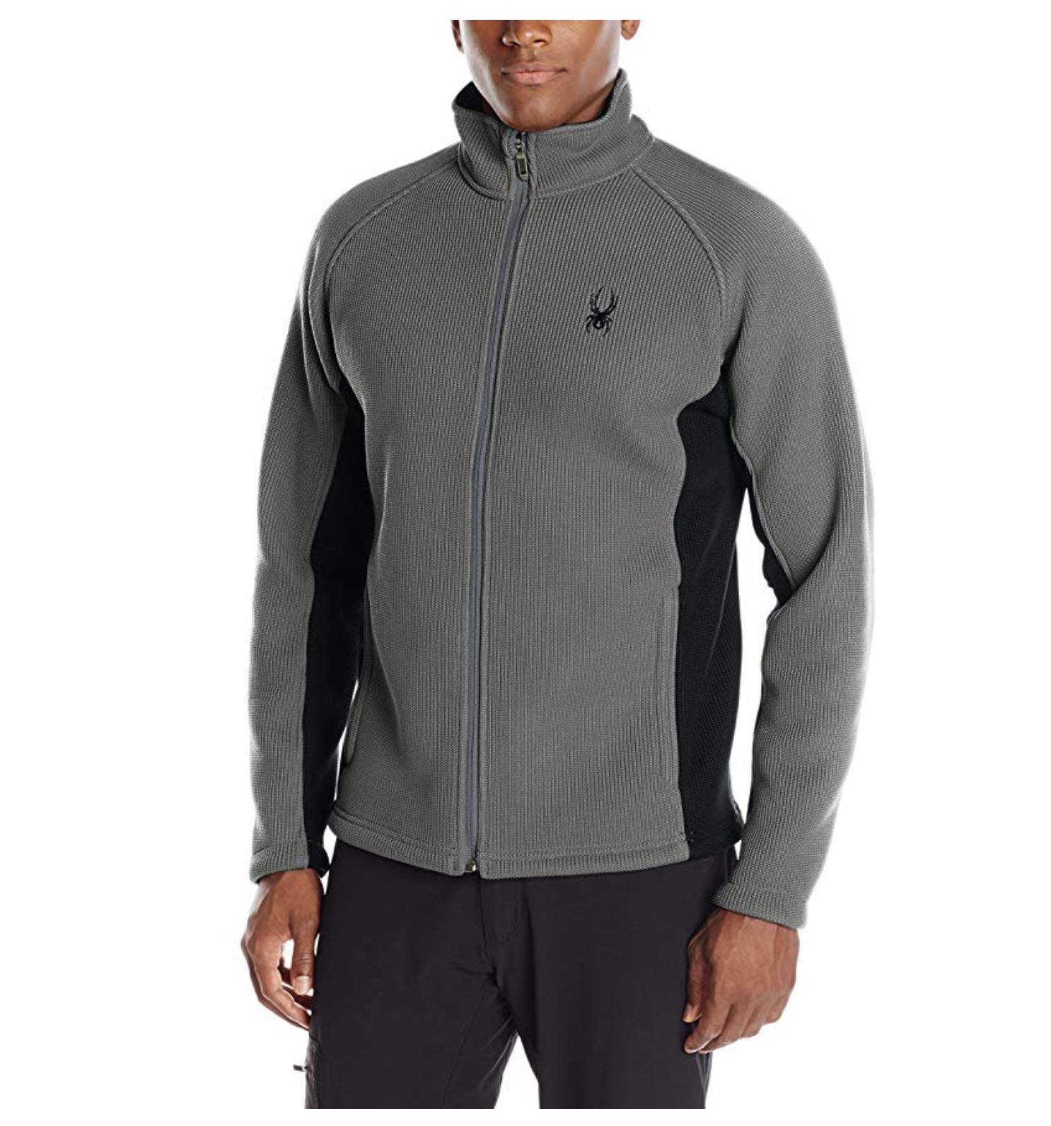 Spyder Men's Steller Full Zip Jacket, Polar (F19) Medium