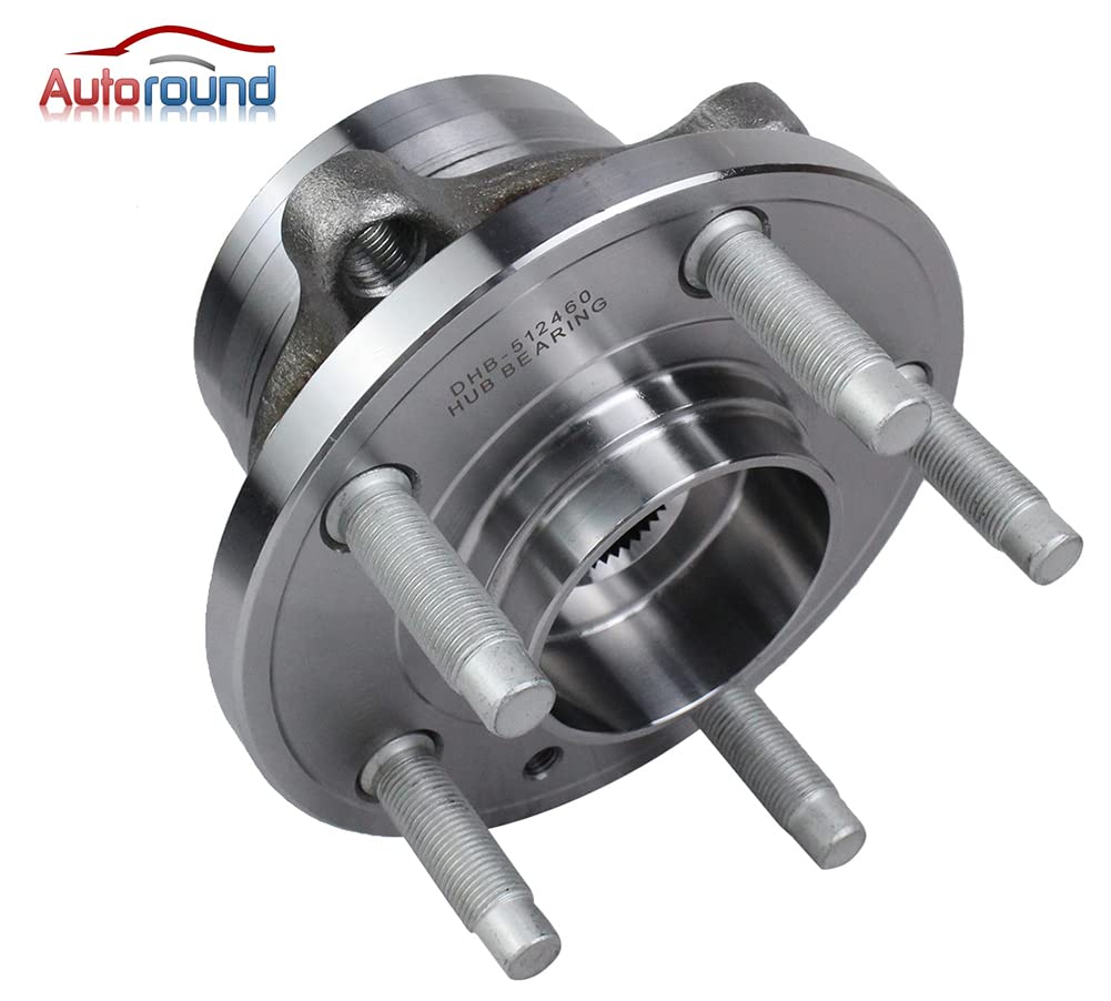 Autoround 512460 Wheel Hub and Bearing Assembly Fits for 2011-2018 Ford Explorer 2013-2018 Police Interceptor Utility 5 Lug Fit Front or Rear