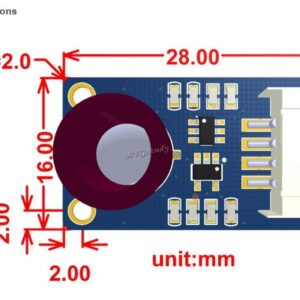 MLX90640 IR Array Thermal Imaging Camera 32×24 Pixels 110° Field of View I2C Interface 3.3V/5V Compatible with Raspberry Pi (ESP32) STM32 @XYGStudy (MLX90640-D110 Thermal Camera)