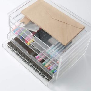 Muji E14A449 Storage Box, Large, Transparent