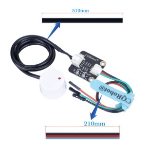 CQRobot Ocean: Non-Contact Water/Liquid Level Sensor Compatible with Arduino, Raspberry Pi and Other Motherboards. for Industrial Production, Aquarium, Chemical Liquid, Agriculture, Gardening, etc.