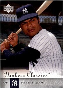 2004 ud yankees classics #41 felipe alou mlb baseball trading card