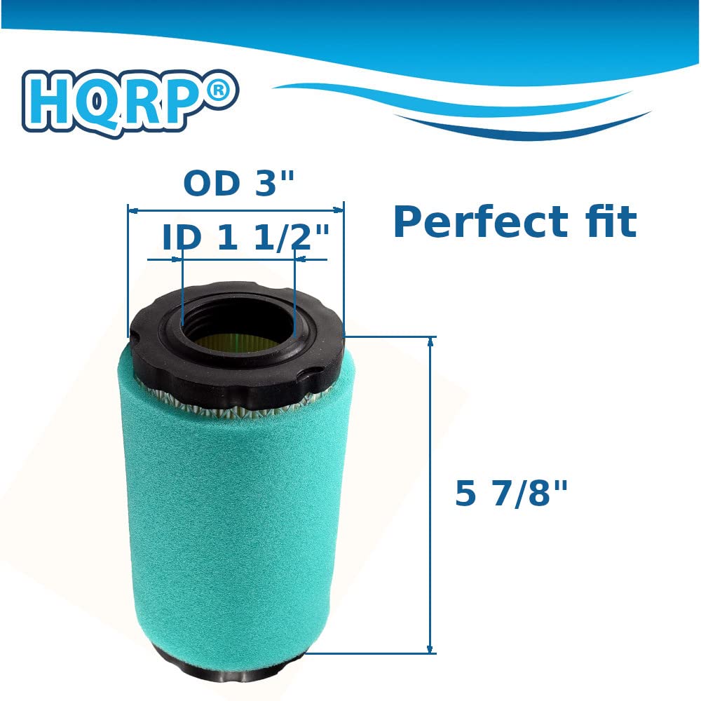 HQRP Filter Kit compatible with Craftsman YT3000 YS4500 LT2000 42" 46", Toro LX426, MTD ZT-42, Husvarna Riding Mowers Lawn Tractors with 19-21HP B&S Intek Engines