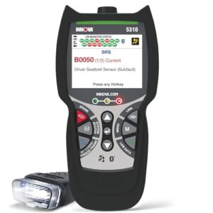 innova 5310 - obd2 scanner diagnostic tool - read/erase abs/srs codes, reset oil light, live data, battery/alternator test