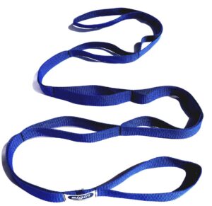 elgin stretch strap with loops to stretch out muscles for physical therapy and runners