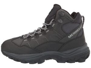 merrell men's thermo chill mid waterproof snow boot, black, 9 wide