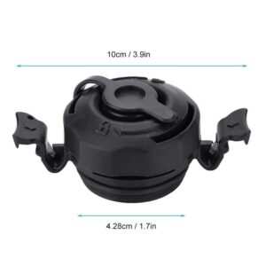 Maxmartt Air Valve Caps for Inflatables Replacement Compatible with Mattress Cap,3 in 1 Air Valve Secure Seal Cap Compatible with Intex Inflatable Airbed Mattress Black