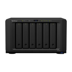 synology diskstation ds1618+ nas server for business with intel 2.1ghz cpu, 32gb memory, 12tb ssd storage, dsm operating system, iscsi target ready