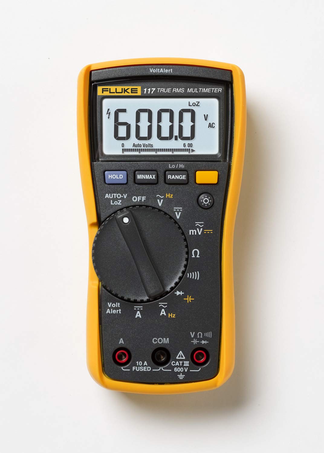 Fluke 117/323 KIT Multimeter and Clamp Meter Combo Kit + 62 MAX IR Thermometer, Non Contact, -20 to +932 Degree F Range