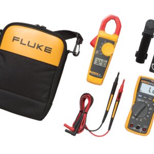 Fluke 117/323 KIT Multimeter and Clamp Meter Combo Kit + 62 MAX IR Thermometer, Non Contact, -20 to +932 Degree F Range