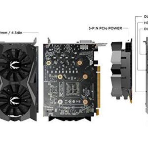 ZOTAC Gaming GeForce GTX 1650 Super Twin Fan 4GB GDDR6 128-Bit Graphics Card, Super Compact, Zt-T16510F-10L