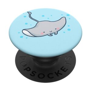 stingray popsockets popgrip: swappable grip for phones & tablets