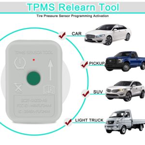 JDIAG TPMS Sensor Tool, TPMS Relearn Tool for F150 Auto TPMS Reset Sensor Programming Training Tools Tire Pressure Monitoring System (TPMS-19 / 8C2Z-1A203-A)