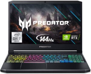 2019 acer predator helios 300 15.6" fhd gaming laptop | 9th gen intel 6-core i7-9750h upto 4.5ghz | 16gb ram | 512gb ssd boot + 1tb hdd | nvidia geforce gtx 1660ti 6gb | backlit keyboard | windows 10