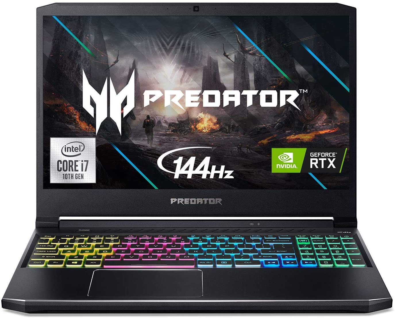 2019 Acer Predator Helios 300 15.6" FHD Gaming Laptop | 9th Gen Intel 6-Core i7-9750H Upto 4.5GHz | 16GB RAM | 512GB SSD Boot + 1TB HDD | NVIDIA GeForce GTX 1660Ti 6GB | Backlit Keyboard | Windows 10