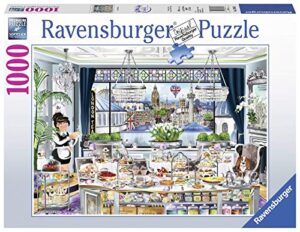 ravensburger london tea party 1000 piece jigsaw puzzle for adults & for kids age 12 & up