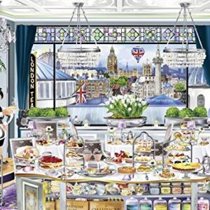 Ravensburger London Tea Party 1000 Piece Jigsaw Puzzle for Adults & for Kids Age 12 & Up