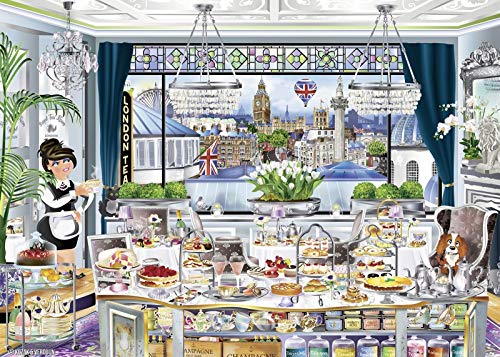 Ravensburger London Tea Party 1000 Piece Jigsaw Puzzle for Adults & for Kids Age 12 & Up