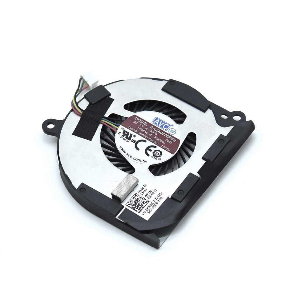 BAY Direct Replacement CPU Fan for Dell Latitude E7450 Series Compatible Part Number: HMWC7 0HMWC7 CN-0HMWC7 DC28000F5SL