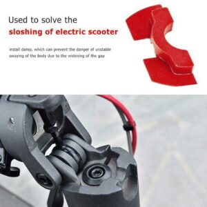 Chuancheng for Xiaomi Mijia M365/M365 Pro M187 Electric Scooter Accessories Pack Set 1 Hook, 1 Rear Fender Support, 1 Dashboard Cover, 3 Rubber, 1 Fender Hook, 1 Cover, 1 Wrench Buckle (Red)