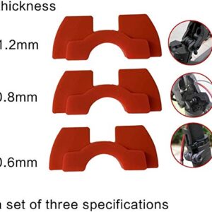 Chuancheng for Xiaomi Mijia M365/M365 Pro M187 Electric Scooter Accessories Pack Set 1 Hook, 1 Rear Fender Support, 1 Dashboard Cover, 3 Rubber, 1 Fender Hook, 1 Cover, 1 Wrench Buckle (Red)