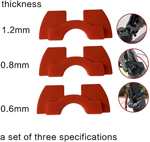 Chuancheng for Xiaomi Mijia M365/M365 Pro M187 Electric Scooter Accessories Pack Set 1 Hook, 1 Rear Fender Support, 1 Dashboard Cover, 3 Rubber, 1 Fender Hook, 1 Cover, 1 Wrench Buckle (Red)