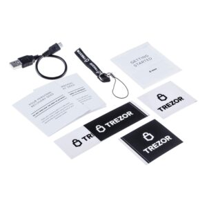 Trezor One + Billfodl - Cryptocurrency Hardware Wallet with Steel Wallet Cold Seed Storage (2 Items)